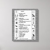 Toile Ancèse (Recto)