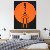 Toile Ancien Arc Siècle Lune Planète (Insitu(Chambre))