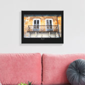 Toile Ancien balcon, Limassol, affiche chypriote (Insitu(Salon))