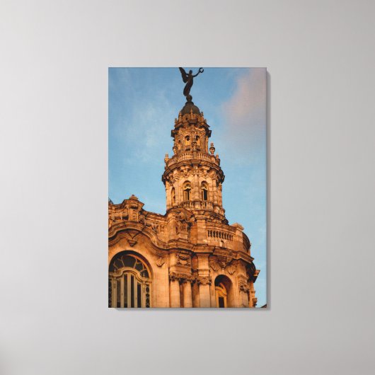 Toile Ancien bâtiment Spire, La Havane, Cuba (Recto)