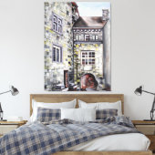 Toile Ancien château de Provence en aquarelle (Insitu(Chambre))