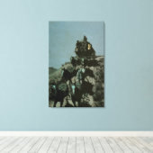 Toile Ancien entraîneur de scène des Plaines par Remingt (Insitu (Plancher de Bois))