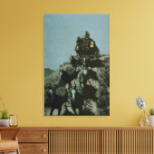 Toile Ancien entraîneur de scène des Plaines par Remingt (Insitu(Salon))