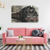 Toile Ancien moteur à vapeur Locomotive (Insitu(Salon))