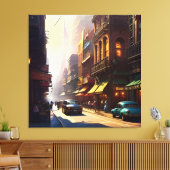 Toile Ancien paysage de Manhattan deux (Insitu(Salon))