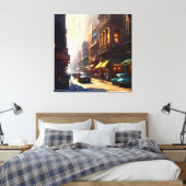 Toile Ancien paysage de Manhattan deux (Insitu(Chambre))