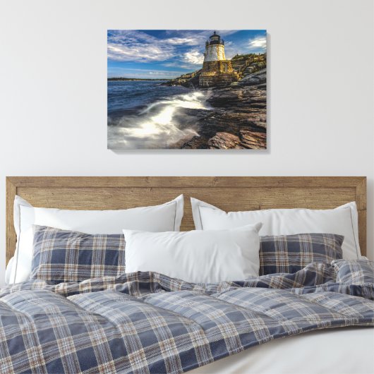 Toile ancien phare de castle hill à newport rhode island (Insitu(Chambre))