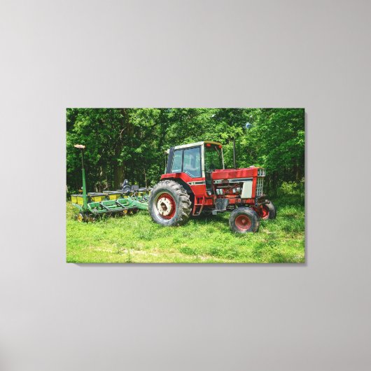 Toile Ancien tracteur international (Recto)