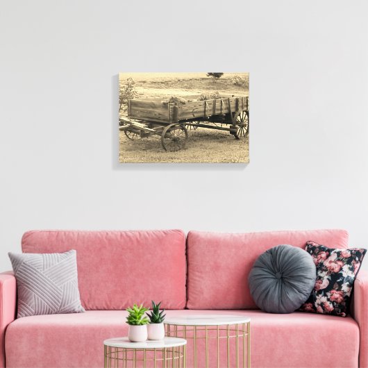 Toile Ancien wagon rustique (Insitu(Salon))