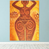 Toile Ancienne déesse de la fertilité (Insitu (Plancher de Bois))