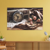Toile Ancienne mode Vintage temps art mur (Insitu(Salon))