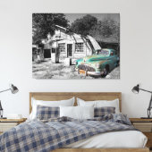 Toile ancienne station-service (Insitu(Chambre))