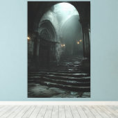 Toile Ancient Cathedral Stairway Mist Light (Insitu (Plancher de Bois))