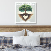 Toile Ancré dans l'amour (Insitu(Chambre))