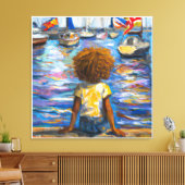 Toile Anders Artistry*Assis Sur Le Dock De La Baie* (Insitu(Salon))