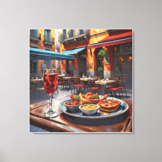 Toile Anders Artistry* Tapas, Un Goût D'Espagne* (Recto)
