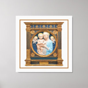 Toile Andrea Della Robbia c1485 Madonna and Child