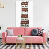 Toile Andy Warhol - La Robe Souper (Insitu(Salon))