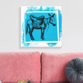 Toile âne (Insitu(Salon))