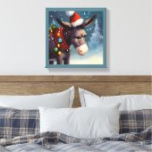 Toile Âne de Noël 2 (Insitu(Chambre))