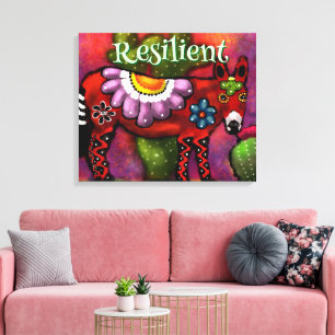 Toile Âne personnalisé de style Talavera du Sud-Ouest