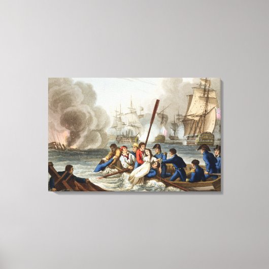 Toile Anecdote à la bataille de Trafalgar (Recto)