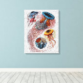 Toile Anémone de mer (Insitu (Plancher de Bois))