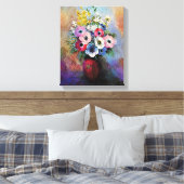 Toile Anémones d'Odilon Redon - Symbolisme de l'art fin (Insitu(Chambre))
