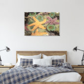 Toile Anémones géantes vertes et étoiles de mer ocres (Insitu(Chambre))