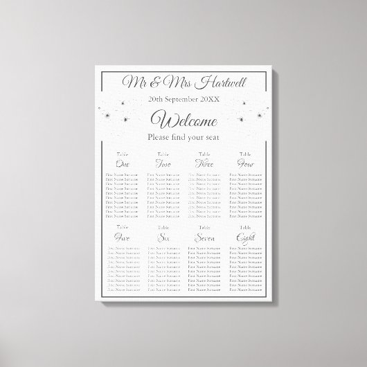 Toile Anéone sur le tableau de sièges blancs~ (Recto)