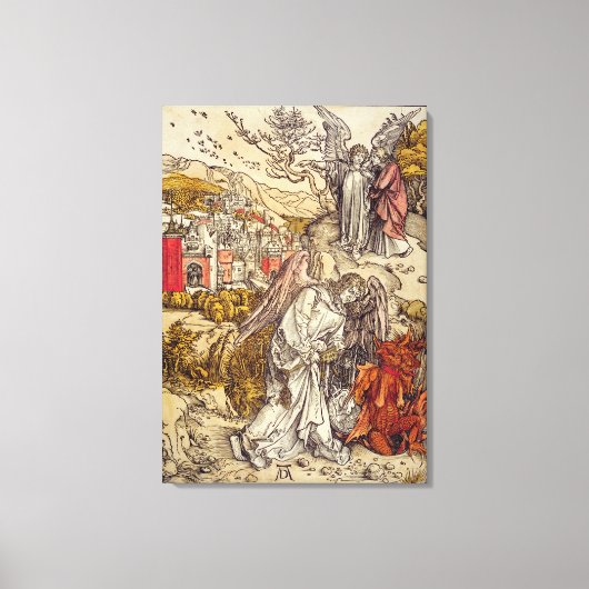 Toile Ange avec la clé de l'abîme, 1498 (Recto)