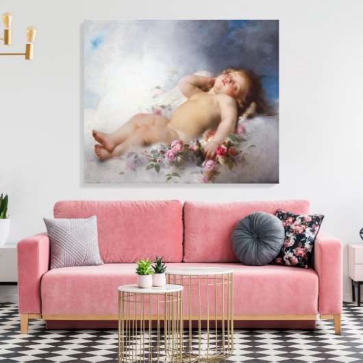 Toile Ange couchant (Insitu(Salon))