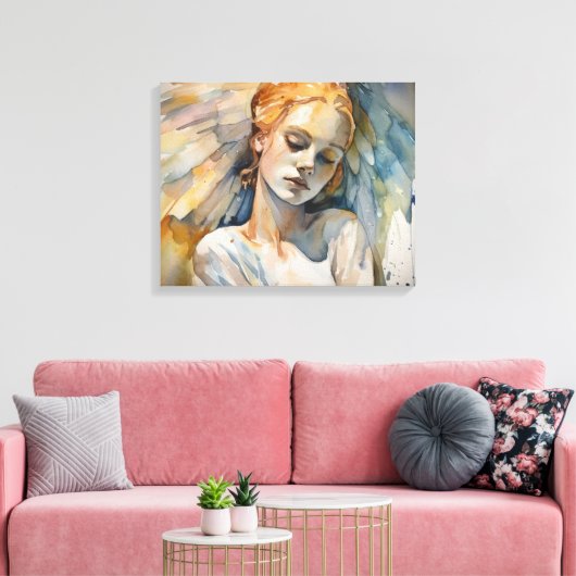 Toile Ange couchant (Insitu(Salon))