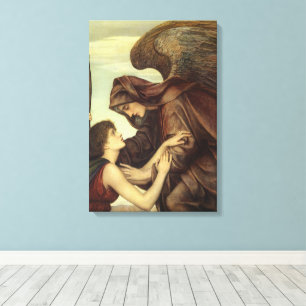 Toile Ange de la mort par Evelyn De Morgan