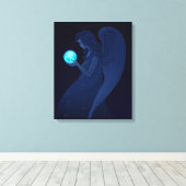 Toile Ange de la Terre (Insitu (Plancher de Bois))