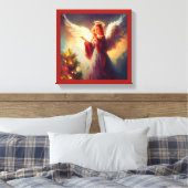 Toile Ange de Noël 3 (Insitu(Chambre))
