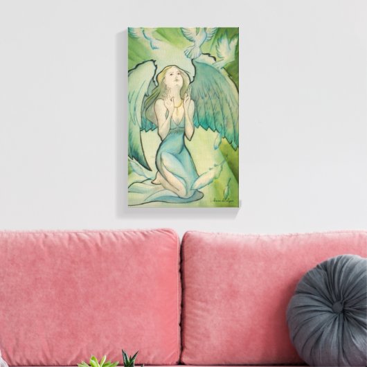 Toile Ange de paix (Insitu(Salon))
