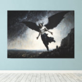 Toile Ange déchu Lucifer (Insitu (Plancher de Bois))