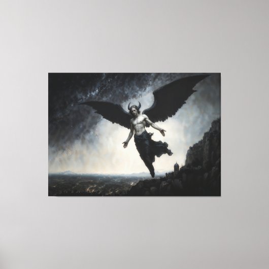Toile Ange déchu Lucifer (Recto)