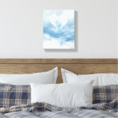 Toile Ange des ailes dans le ciel bleu nuageux (Insitu(Chambre))