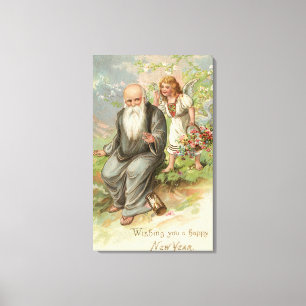Toile Ange et temps de père # 1