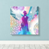 Toile Ange gardien (Insitu (Plancher de Bois))