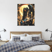 Toile Ange noir (Insitu(Chambre))