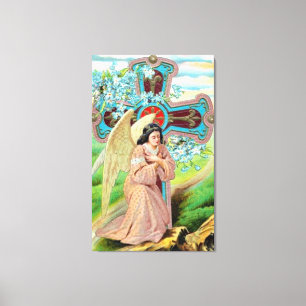 Toile Ange priant