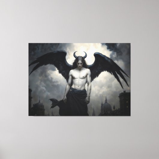 Toile Ange sombre Lucifer (Recto)