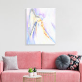 Toile Angel avec harpe (Insitu(Salon))