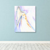 Toile Angel avec harpe (Insitu (Plancher de Bois))