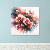 Toile angel begonia (Insitu (Plancher de Bois))