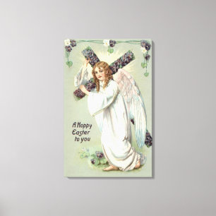 Toile Angel Christian Cross Ne m'oublie pas