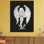 Toile Angel - Design noir et blanc (Insitu(Salon))